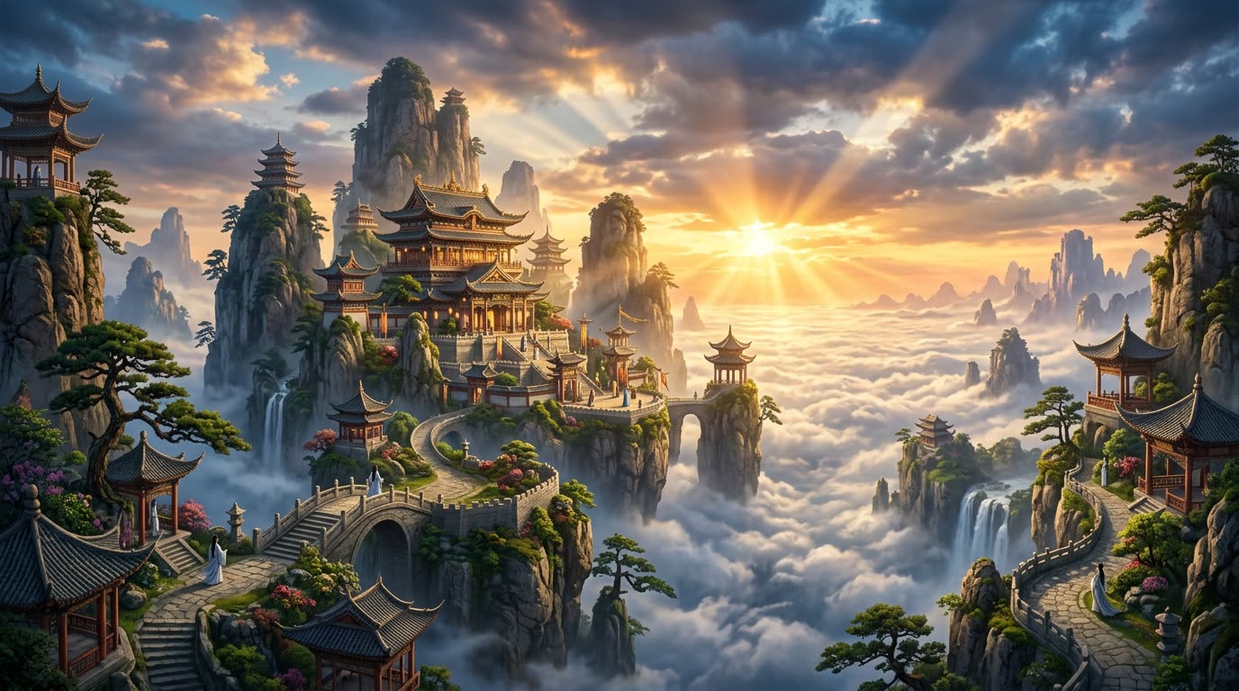 即象AI东方幻想人物创作示例